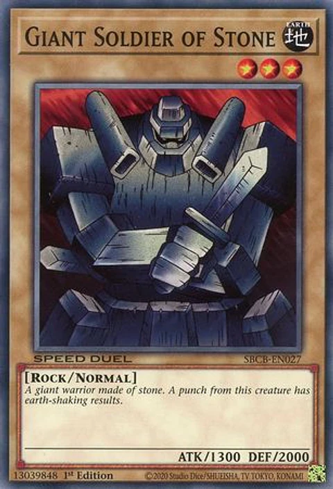 Giant Soldier of Stone - SBCB-EN027 - Common