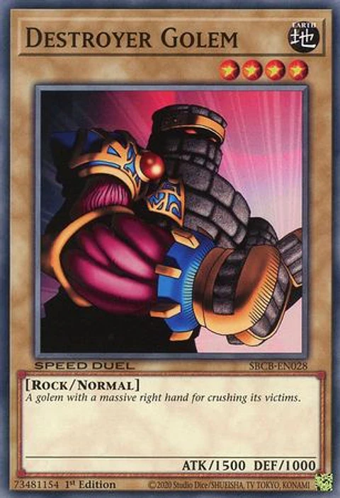 Destroyer Golem - SBCB-EN028 - Common