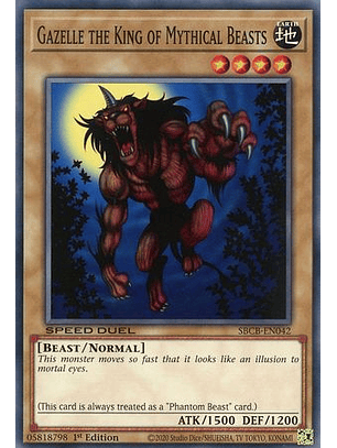 Gazelle the King of Mythical Beasts - SBCB-EN042 - Common