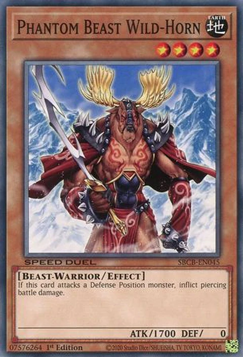 Phantom Beast Wild-Horn - SBCB-EN045 - Common