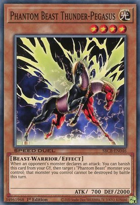 Phantom Beast Thunder-Pegasus - SBCB-EN046 - Common