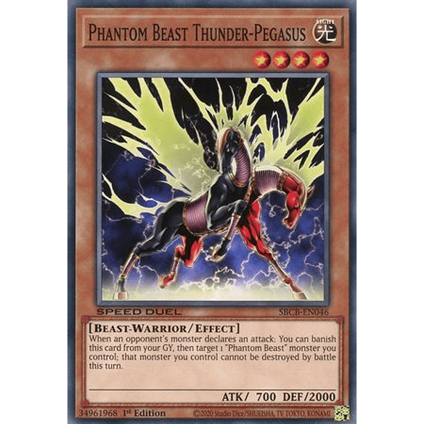 Phantom Beast Thunder-Pegasus - SBCB-EN046 - Common