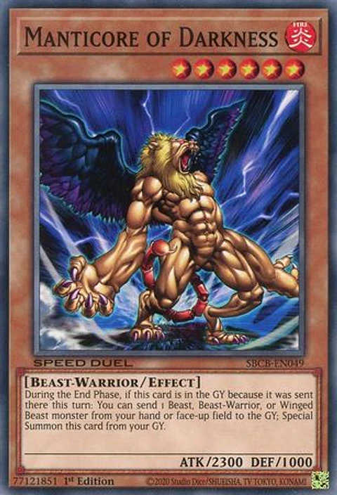 Manticore of Darkness - SBCB-EN049 - Common