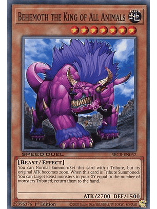 Behemoth the King of All Animals - SBCB-EN052 - Common 