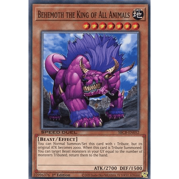 Behemoth the King of All Animals - SBCB-EN052 - Common 