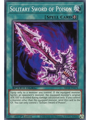 Solitary Sword of Poison - SBCB-EN078 - Common