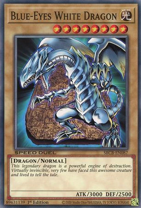 Blue-Eyes White Dragon - SBCB-EN087 - Common