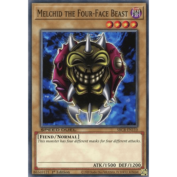 Melchid the Four-Face Beast - SBCB-EN110 - Common