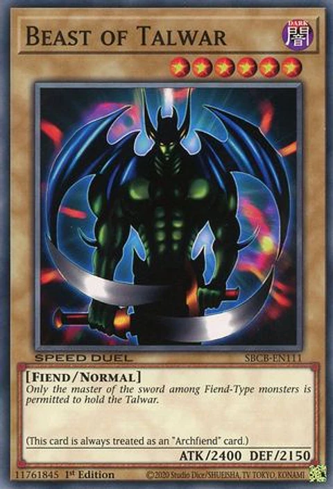 Beast of Talwar - SBCB-EN111 - Common
