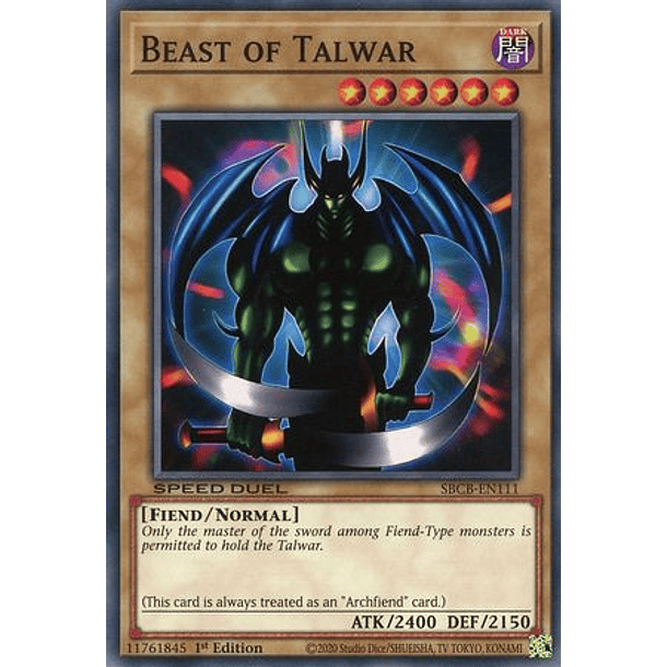 Beast of Talwar - SBCB-EN111 - Common