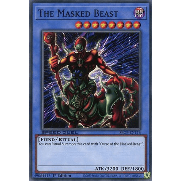The Masked Beast - SBCB-EN116 - Common