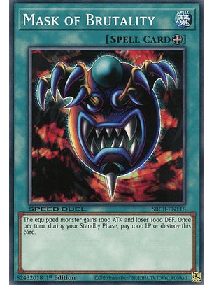 Mask of Brutality - SBCB-EN118 - Common