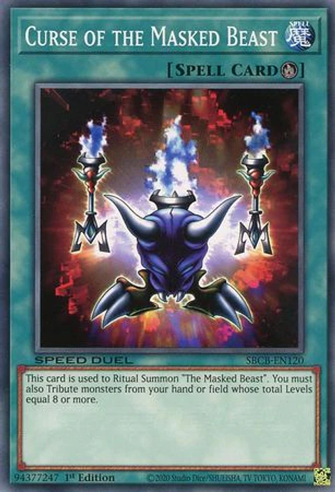 Curse of the Masked Beast - SBCB-EN120 - Common