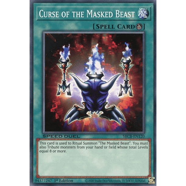 Curse of the Masked Beast - SBCB-EN120 - Common