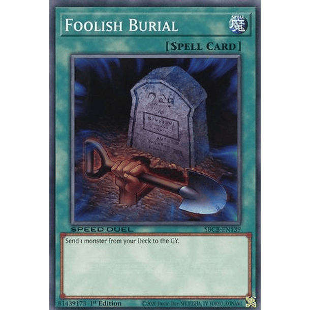 Foolish Burial - SBCB-EN139 - Common
