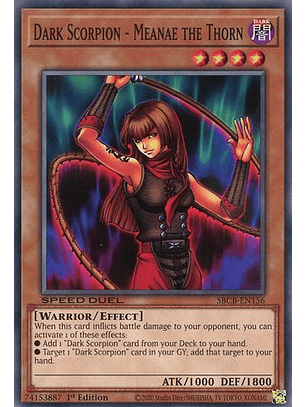 Dark Scorpion - Meanae the Thorn - SBCB-EN156 - Common