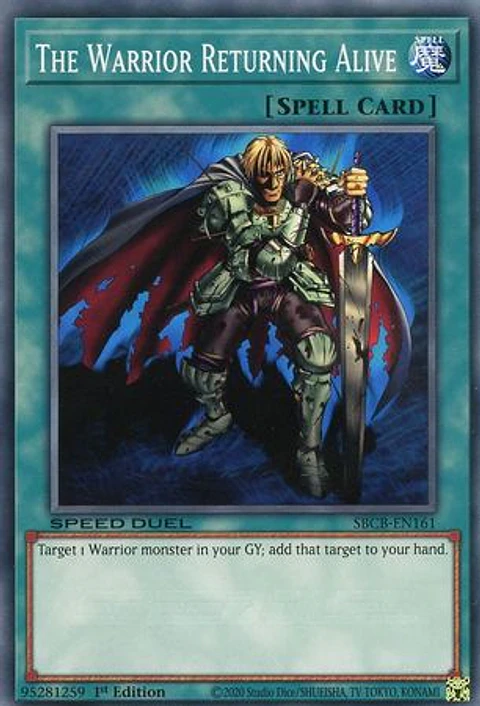 The Warrior Returning Alive - SBCB-EN161 - Common