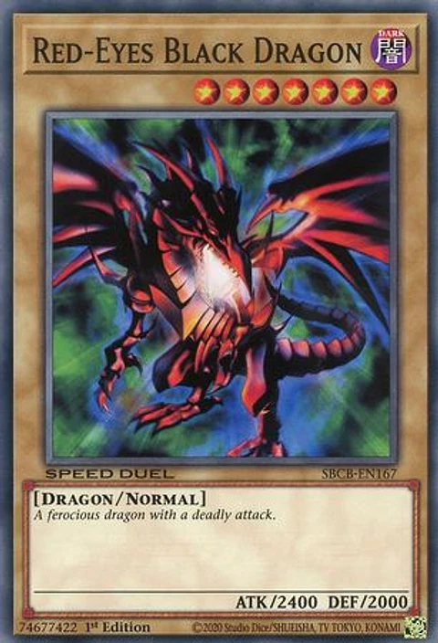 Red-Eyes Black Dragon - SBCB-EN167 - Common 
