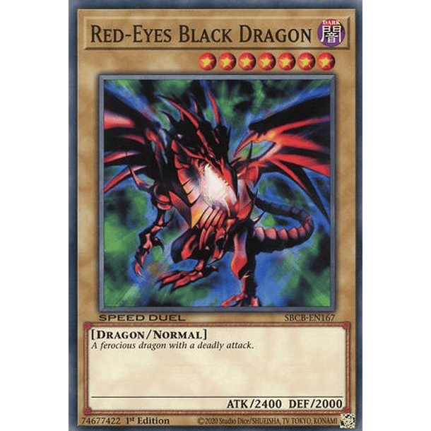 Red-Eyes Black Dragon - SBCB-EN167 - Common 