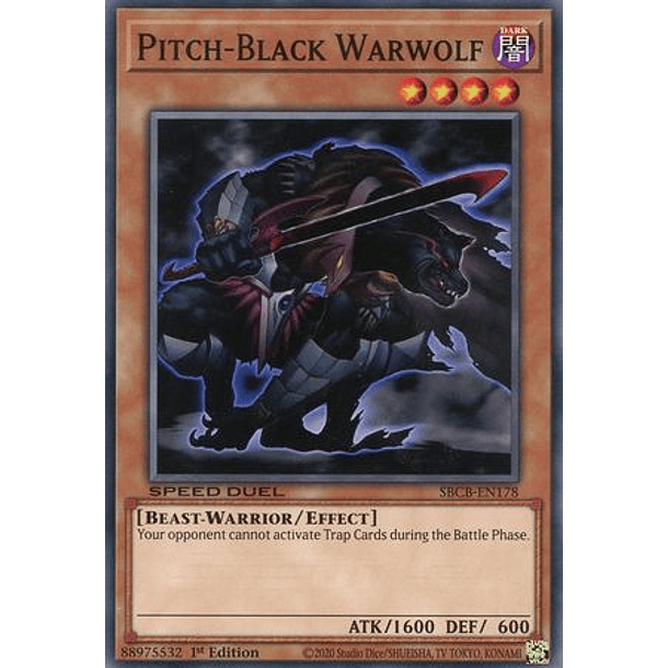 Pitch-Black Warwolf - SBCB-EN178 - Common