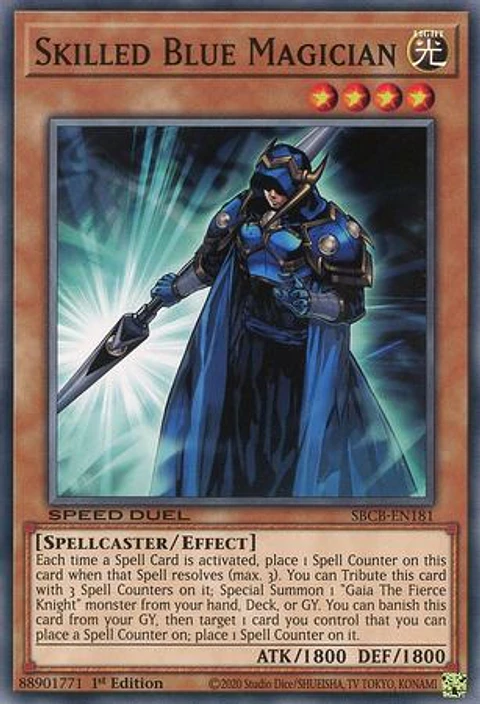 Skilled Blue Magician - SBCB-EN181 - Common