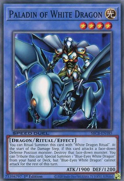 Paladin of White Dragon - SBCB-EN185 - Common
