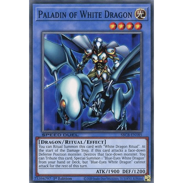 Paladin of White Dragon - SBCB-EN185 - Common