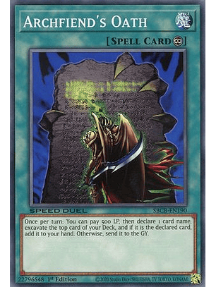 Archfiend's Oath - SBCB-EN190 - Common