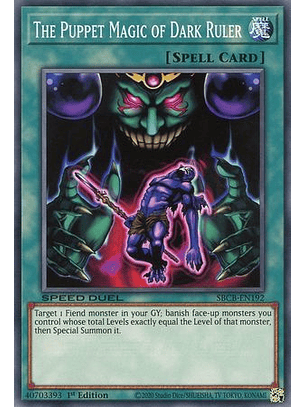 The Puppet Magic of Dark Ruler - SBCB-EN192 - Common