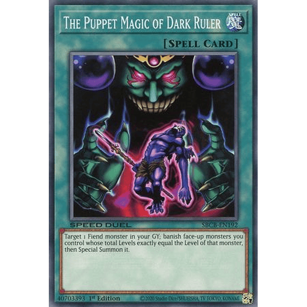 The Puppet Magic of Dark Ruler - SBCB-EN192 - Common