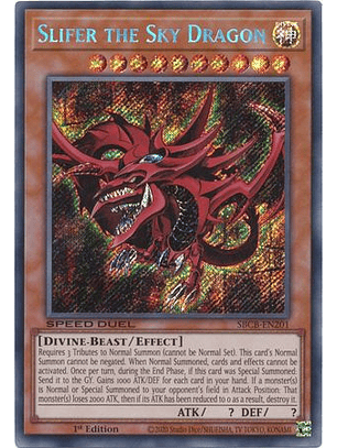 Slifer the Sky Dragon - SBCB-EN201 - Secret Rare