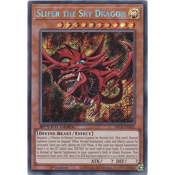 Slifer the Sky Dragon - SBCB-EN201 - Secret Rare