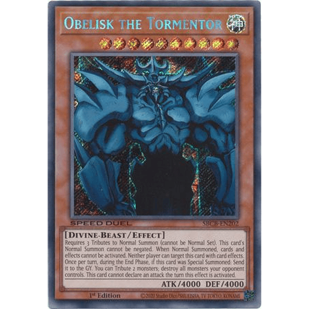 Obelisk the Tormentor - SBCB-EN202 - Secret Rare