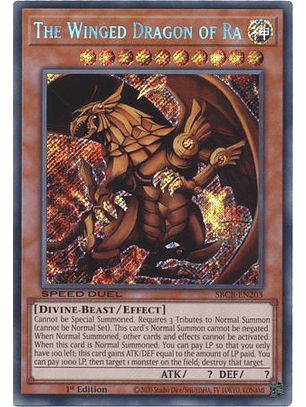 The Winged Dragon of Ra - SBCB-EN203 - Secret Rare