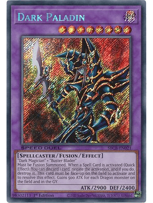 Dark Paladin - SBCB-EN021 - Secret Rare