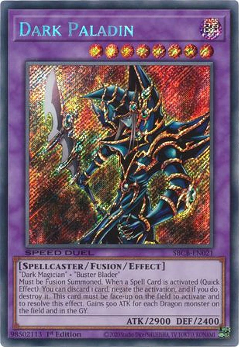 Dark Paladin - SBCB-EN021 - Secret Rare