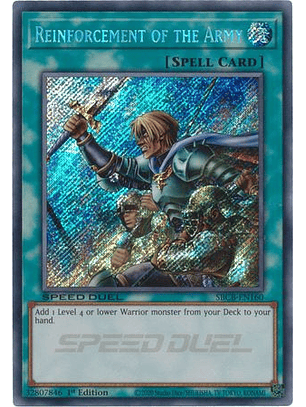 Reinforcement of the Army - SBCB-EN160 - Secret Rare