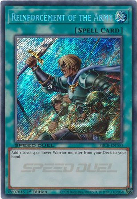 Reinforcement of the Army - SBCB-EN160 - Secret Rare