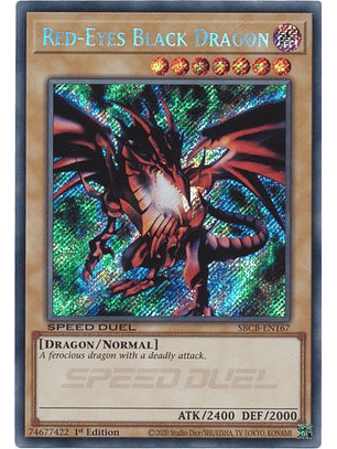 Red-Eyes Black Dragon - SBCB-EN167 - Secret Rare