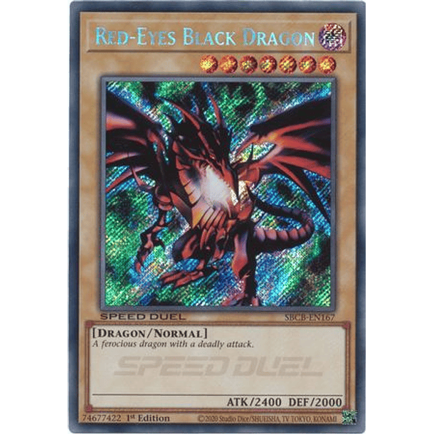 Red-Eyes Black Dragon - SBCB-EN167 - Secret Rare