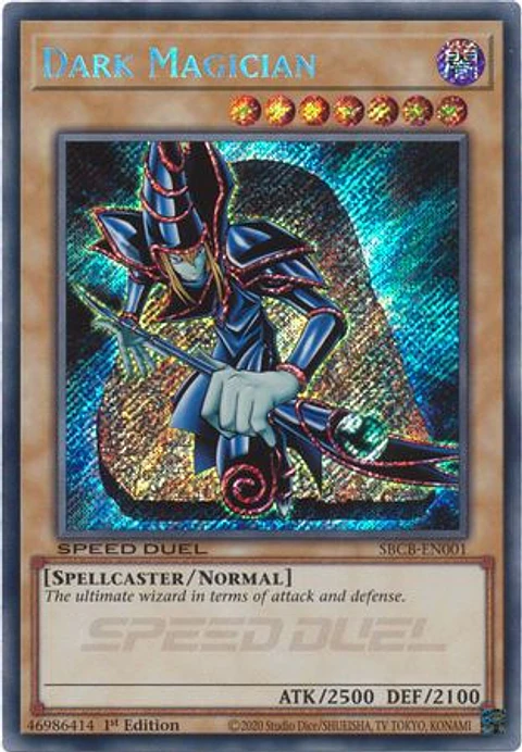Dark Magician - SBCB-EN001 - Secret Rare 