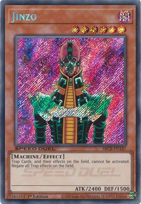 Jinzo - SBCB-EN147 - Secret Rare