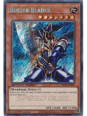 Buster Blader - SBCB-EN003 - Secret Rare 