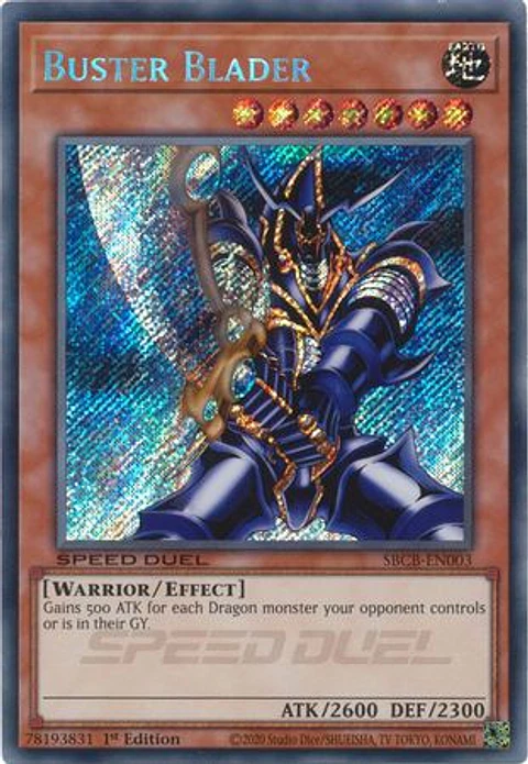 Buster Blader - SBCB-EN003 - Secret Rare 