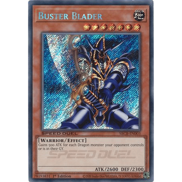 Buster Blader - SBCB-EN003 - Secret Rare 