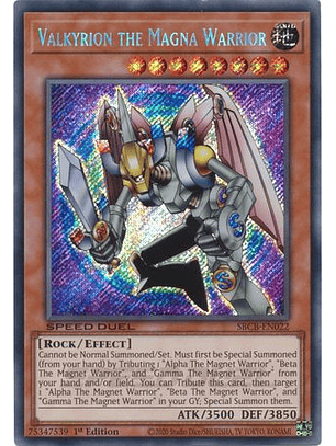 Valkyrion the Magna Warrior - SBCB-EN022 - Secret Rare
