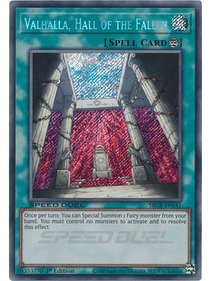 Valhalla, Hall of the Fallen - SBCB-EN141 - Secret Rare