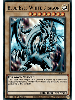 Blue-Eyes White Dragon - LDS2-EN001 - Ultra Rare