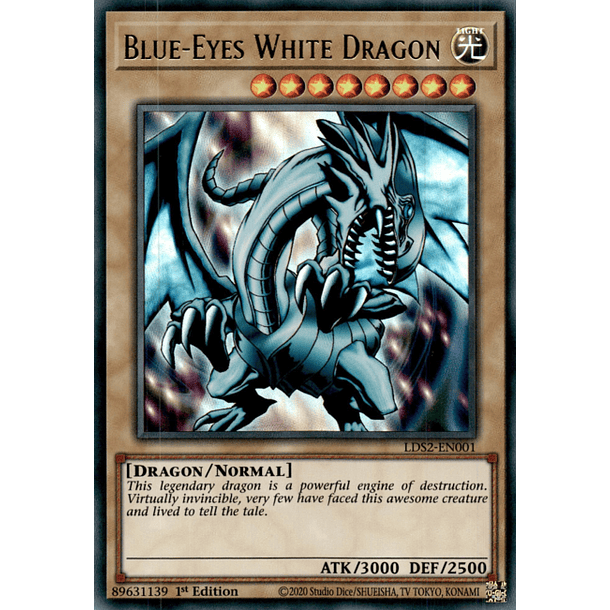 Blue-Eyes White Dragon - LDS2-EN001 - Ultra Rare