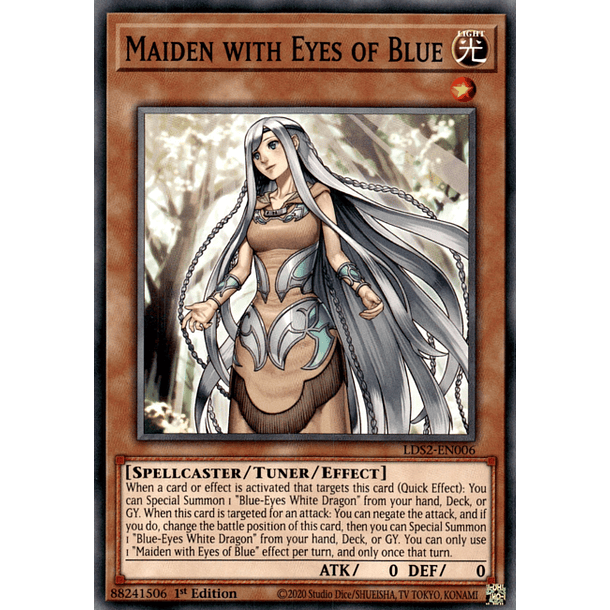 Maiden with Eyes of Blue - LDS2-EN006 - Common